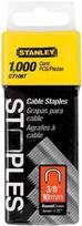 Segiklių kabės Stanley, 10 mm, metalas, 1000 vnt.