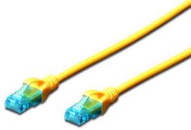 Laidas Digitus Premium CAT 5e UTP Patch RJ-45 8P8C, RJ-45 8P8C, 5 m, geltona sp.