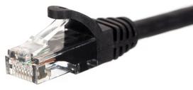 Laidas Netrack CAT 6 FTP/STP Patch RJ-45 8P8C, RJ-45 8P8C, 0.25 m, juoda sp.