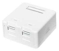 Jungtis Logilink Keystone 2 x UTP, NK4032, balta sp.