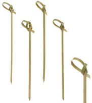 Sumuštinių smeigtukai Pap Star Knot Bamboo, 100 mm, 250 vnt.