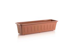 Balkoninis vazonas Plastkon Garden 41105602, plastikinis, 58.5 cm x 17 cm, Ø 58.5 cm, ruda sp.