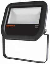 Prožektorius be judesio daviklio, tvirtinamas prie sienos Ledvance, 50 W, 5000 lm, 3000 °K, IP65, juoda sp.