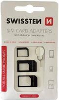 SIM kortelės adapteris Swissten, juoda sp.
