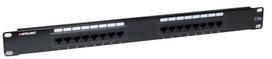 Komutacinė panelė Intellinet Patch Panel UTP CAT 5e RJ45 x 16 Black