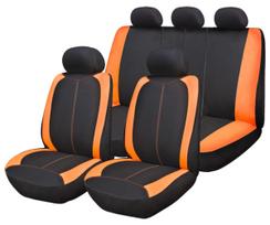Automobilio sėdynių užvalkalas Bottari, juoda sp./oranžinė sp.