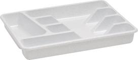 Stalo įrankių dėklas Curver, 33.3 cm x 26 cm x 4.5 cm, plastikas, pilka sp.