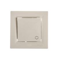 Perjungiklis Schneider Electric Asfora, 1 kl., šviesiai ruda sp.
