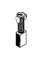 Šepetėlis Haushalt, 7 mm x 11 mm x 19.5 mm, 2 vnt.