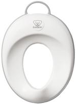 Mokomasis tualeto dangtis BabyBjorn Toilet Training Seat, polipropilenas (pp)/termoplastinė guma (tpe), balta sp./pilka sp., 9 cm x 36 cm x 29 cm