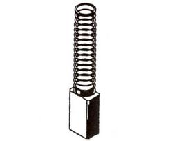 Šepetėlis Haushalt 30-19-010-H, 5 mm x 8 mm x 16.5 mm, 2 vnt.