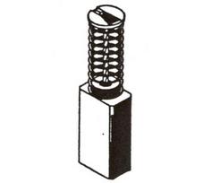 Šepetėlis Haushalt, 5 mm x 8 mm x 17 mm, 2 vnt.
