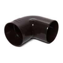 Lietvamzdžio alkūnė Scala, 87 °, Ø 8 cm, polivinilchloridas (pvc), ruda sp.