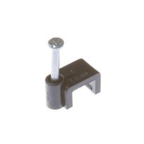 Kabelio laikiklis Chs CHF4.1 x 6, balta sp./juoda sp., 100 vnt.