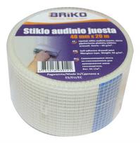 Stiklo pluošto juosta Briko, stiklo pluoštas, 20 m x 48 mm