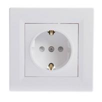 Kištukinis lizdas Schneider Electric Asfora EPH2900221, su įžeminimu, IP20, balta sp.