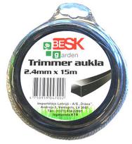 Nešiojamos žoliapjovės lynas Besk, 15 m x 2.4 mm