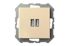 USB įkroviklis Liregus Epsilon, smėlio sp.
