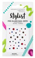 Lipdukai nagams Elegant Touch Pre Glued Nail Gems Jewel Tones