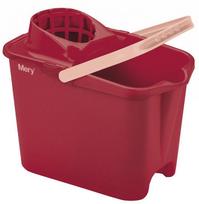 Grindų plovimo kibiras Mery Cleaning, 14 l, raudona sp.