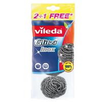 Metalinis šveistukas Vileda, sidabro sp., metalas, 3 vnt.