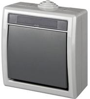 Perjungiklis Elektro-Plast Aquant1201-10,antracito/pilkos sp