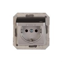 Kištukinis lizdas Vilma SL250 111030202907, su įžeminimu, IP44, metalo sp.