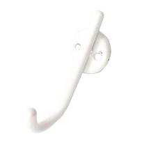 Drabužių kabliukas GB-HOOK07, 10 cm, balta sp.