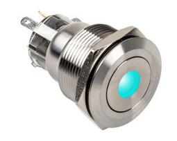 LED apšvietimo jungiklis DimasTech Dot - RGB, sidabro sp.