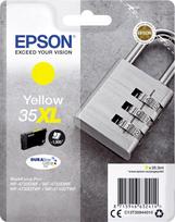 Rašalinio spausdintuvo kasetė Epson 35XL, geltona sp.