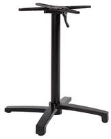 Stalo rėmas Home4you Bistro, 69 cm x 69 cm, juoda sp.
