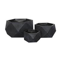Gėlių vazonas Domoletti LT14357-1S, keramika/molis, Ø 30 cm, antracito sp.