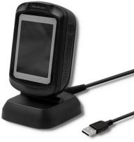 Brūkšninių kodų skaitytuvas Qoltec Desktop Barcode Scanner 1D/2D, stacionarus
