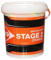 Teniso kamuoliukų rinkinys Dunlop Stage 2, oranžinė sp., 60 vnt.