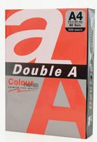 Kanceliarinis popierius Double A, A4, 80 g/m², raudona sp., 500 lapų vnt.