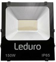 Prožektorius be judesio daviklio, pastatomas LEDURO, 150 W, 18000 lm, 4500 °K, IP65, juoda sp.