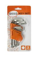 Šešiakampių raktų rinkinys Okko YF-70002A, šešiakampis, 10 cm