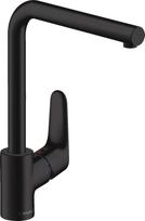 Praustuvo maišytuvas Hansgrohe Focus M41 Matt Black, juoda sp.