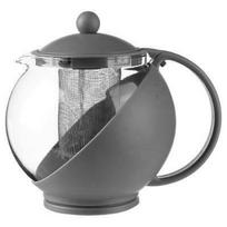 Arbatinukas su sieteliu Secret de Gourmet PP+VERRE +INOX+FER INOX chromé, 1.25 l, skaidri sp./juoda sp./raudona sp.