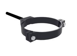Lietvamzdžių laikiklis Scala D80, polivinilchloridas (pvc), juoda sp.