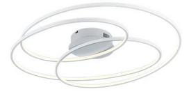 Šviestuvas lubų Trio Gale 673918031, LED, 3000 °K, 1 x 50 W, balta sp., 65 x 80 x 14,5 cm