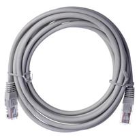 Kabelis CAT5E LAN 2x RJ45 RJ-45 Male (vyriška), RJ-45 Male (vyriška), 3 m, balta sp./pilka sp.