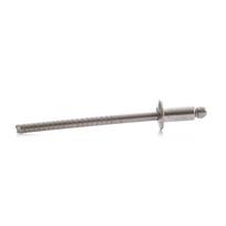Nerūdijančio plieno kniedės pusapvale galva Haushalt, 4 mm x 8 mm, 50 vnt.