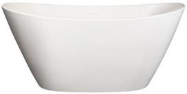 Vonia, laisvai pastatoma Paa Cast Stone Amore, 160 cm x 85 cm x 72 cm, ovalas, balta sp.