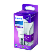 Lemputė Philips LED, A60, 4000 °K, E27, 5 W, 470 lm