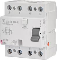 Srovės nuotėkio rėlė ETI EFI-P4 10kA, 4P, 40 A, 415 V, 30 mA