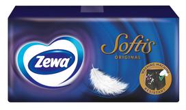 Vienkartinės nosinaitės Zewa softis, 4 sl, 9 vnt.