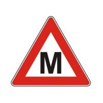 Magnetinis ženklas M letter, 12 cm x 14 cm