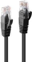 Tinklo kabelis Lindy Cat.6 U/UTP PVC RJ-45, RJ-45, 2 m, juoda sp.