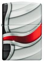 Žiebtuvėlis Zippo Lighter 49357, balta sp./raudona sp.